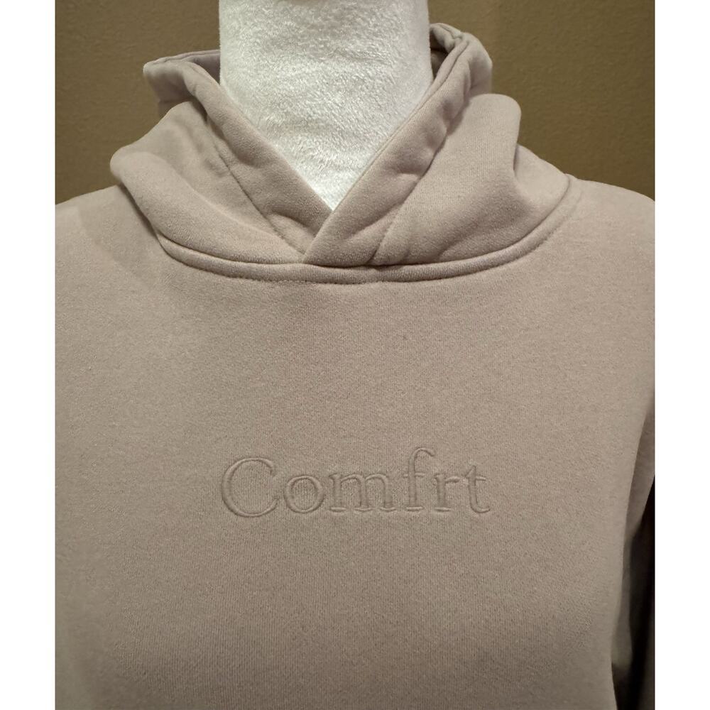Comfrt Signature Sweat Hoodie Sweatshir Bark Sz Medium EUC - Picture 3 of 7